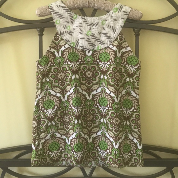Milly of New York Sleeveless Graphic Print Top - Picture 2 of 8